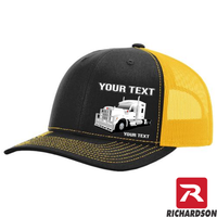 RICHARDSON 112 - Kenworth W990 - Your Text Snapback Hats - Free Shipping