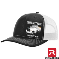 RICHARDSON 112 - Peterbilt Dump Truck 357 - Your Text Snapback Hats - Free Shipping