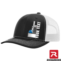 RICHARDSON 112 - Peterbilt Front End  - Your Text Snapback Hats - Free Shipping