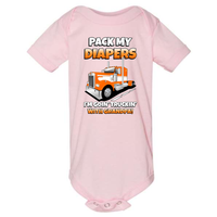 Pack My Diapers I'm Goin' Truckin' with Grandpa Kenworth