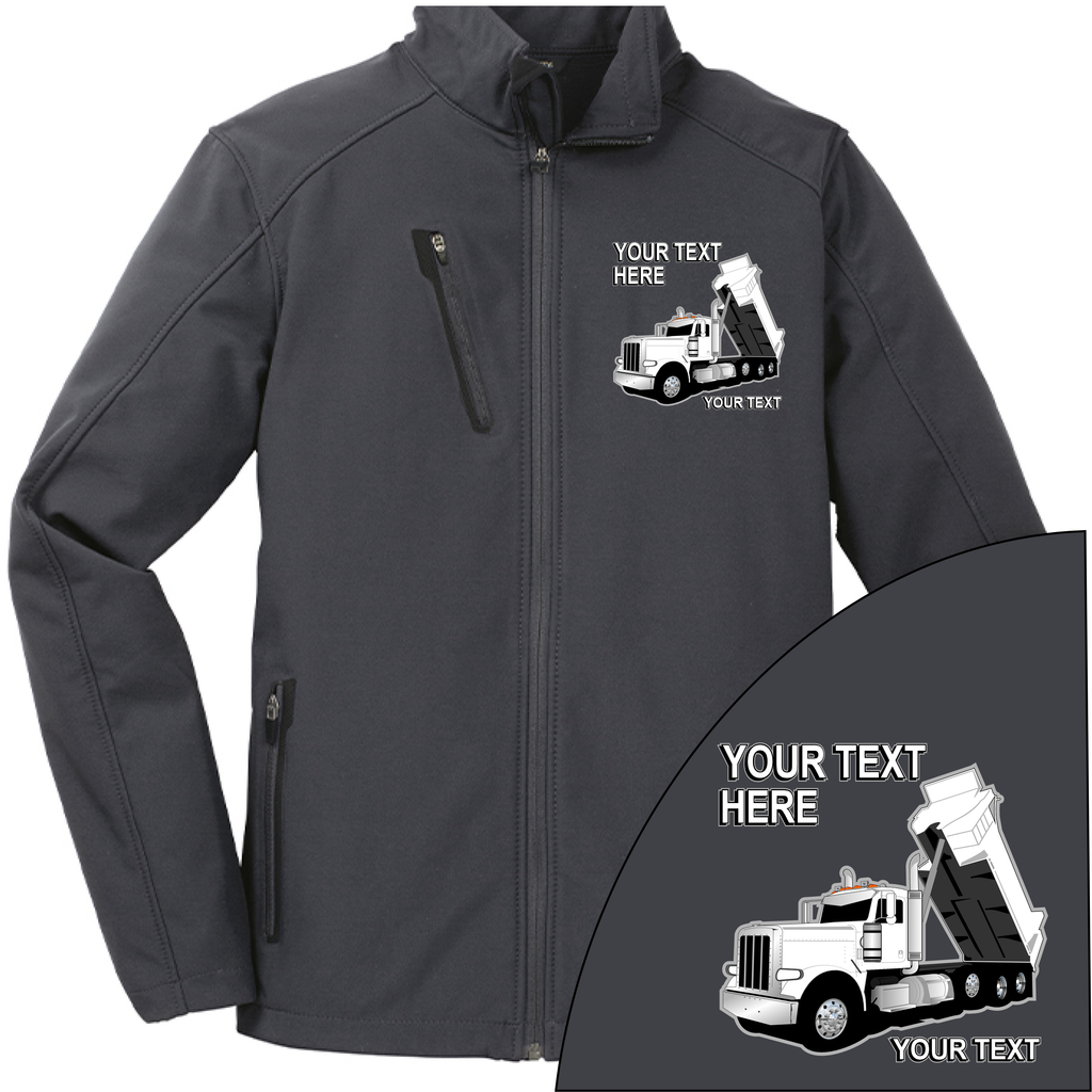 Peterbilt Dump Truck - Your Text Here - Port Authority ® Welded Soft S ...