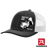 RICHARDSON 112 -Kenworth Dump Truck  - Your Text Snapback Hats - Free Shipping