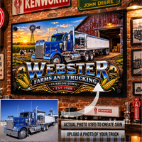 Trucking - Acrylic Sign Horizontal Rectangle   - Your Logo or Text Here - Free Shipping