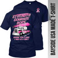 Strength Courage Hope - Peterbilt - Breast Cancer - Peterbilt - Made in the USA - Apparel