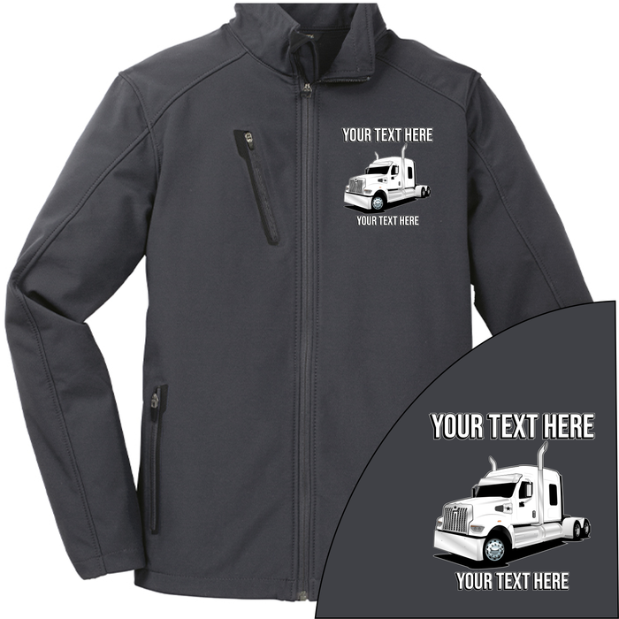 Western Star 49X Full Truck - Your Text Here - Port Authority ® Welded  Soft Shell Jacket NO HOOD - Free Shipping