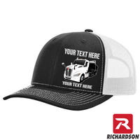 RICHARDSON 112 - Kenworth T680 Dump Truck  - Your Text Snapback Hats - Free Shipping