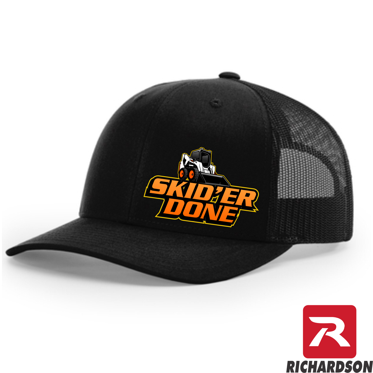 Skid'er Done -RICHARDSON 112 - Skid Steer - Snapback  Trucker Hat - Free Shipping