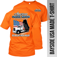 American Gravel Wagon Association - Peterbilt Dump Truck - Made in the USA Apparel
