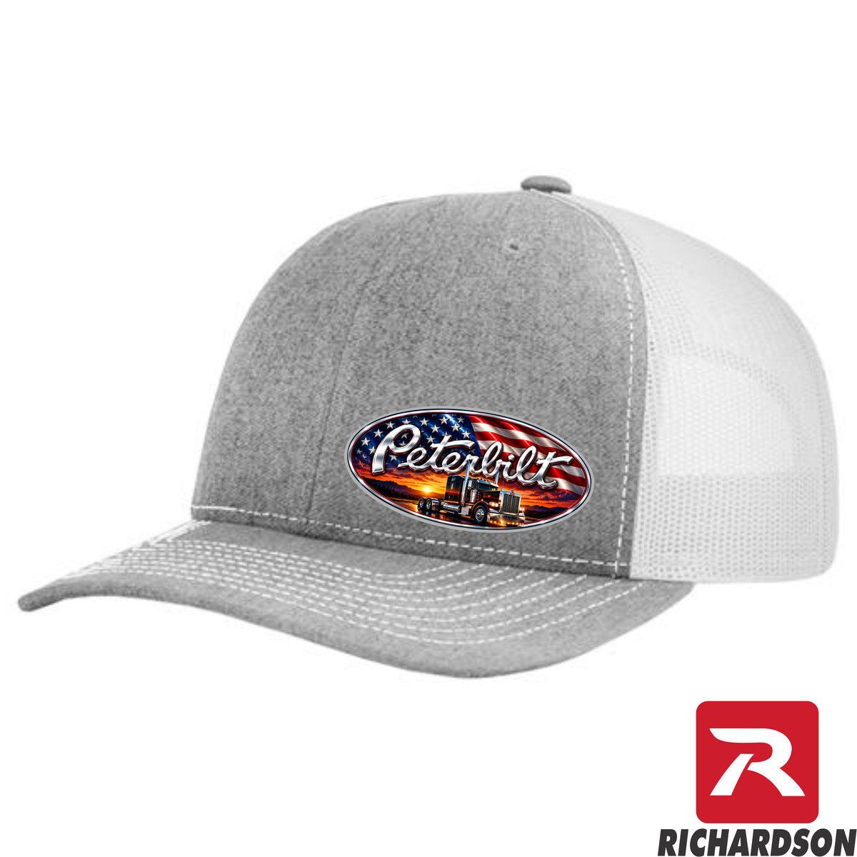 Peterbilt - Patriotic Sunset - RICHARDSON 112 Hat - Free Shipping