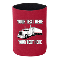 Peterbilt Grain Hauler - 1 DOZEN Can Cooler Koozies -  - Your Text Here - Free Shipping