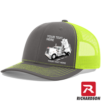 RICHARDSON 112 -Kenworth W900 End Dump  - Your Text Snapback Hats - Free Shipping