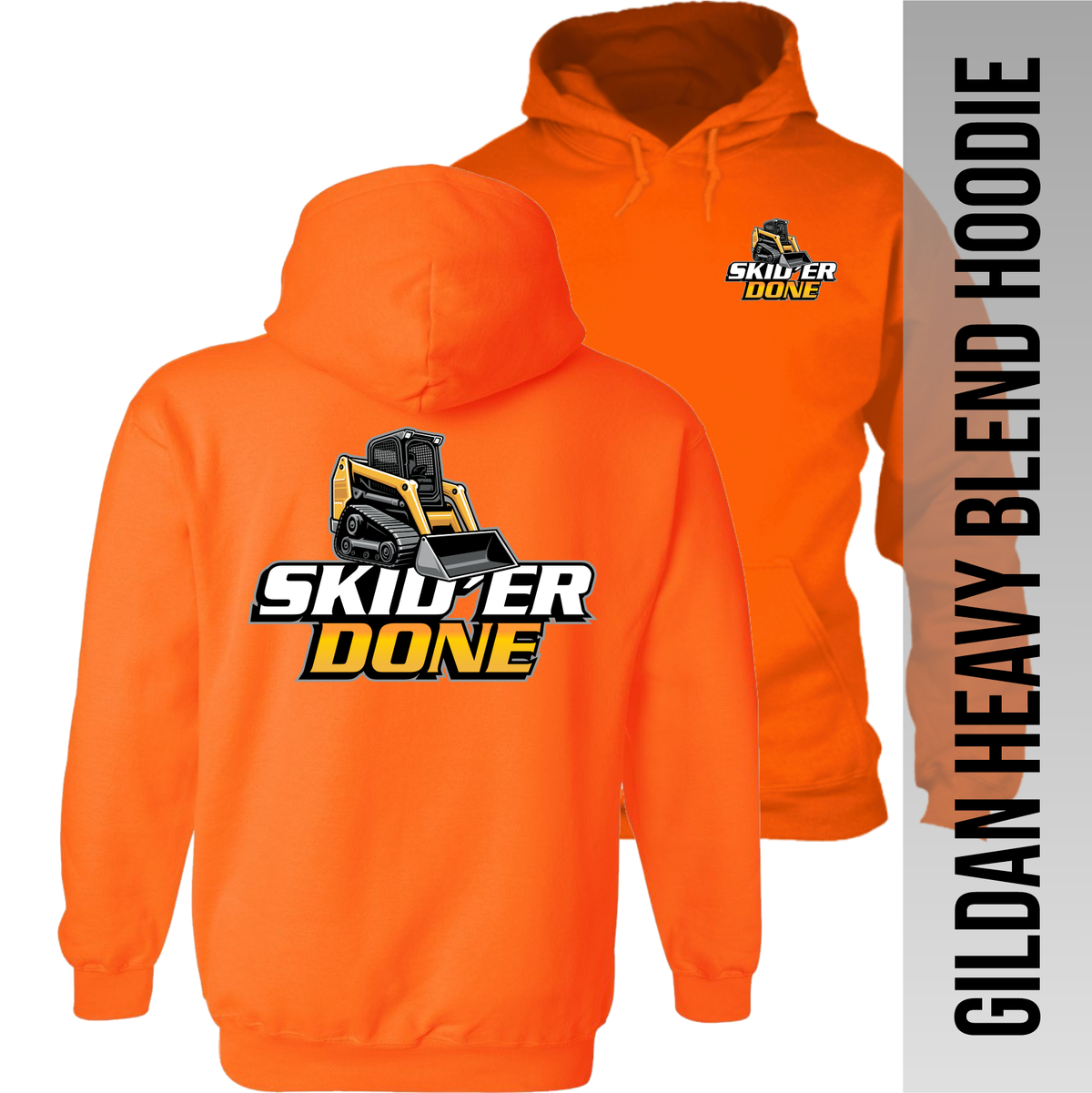 Skid'er Done Tracks - Skid Steer - Hoodie