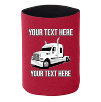 Western Star 49x - 1 DOZEN Can Cooler Koozies  - Your Text Here - Free Shipping