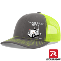 RICHARDSON 112 - Kenworth Day Cab  - Your Text Snapback Hats - Free Shipping