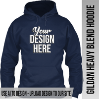 Your Text or Design Here - Front Only - Gildan Hoodie