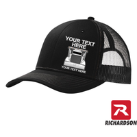 RICHARDSON 112 - Peterbilt Car Hauler  - Your Text Snapback Hats - Free Shipping