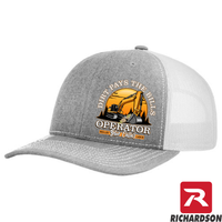 Dirt Pays the Bills -RICHARDSON 112 - Excavator - Snapback Trucker Hat - Free Shipping