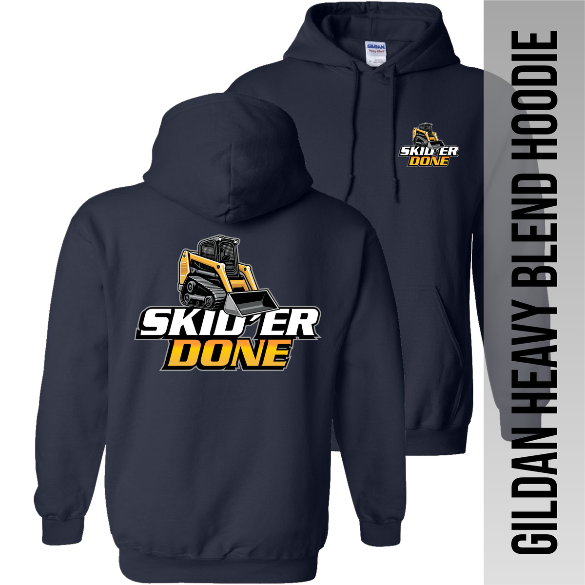 Skid'er Done Tracks - Skid Steer - Hoodie