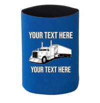 Peterbilt Grain Hauler - 1 DOZEN Can Cooler Koozies -  - Your Text Here - Free Shipping