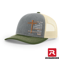 I Can Do All Things Through Christ  - RICHARDSON 112 Hat  - Free Shipping