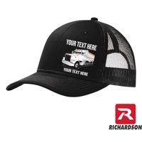 RICHARDSON 112 - Peterbilt Dump Truck 357 - Your Text Snapback Hats - Free Shipping