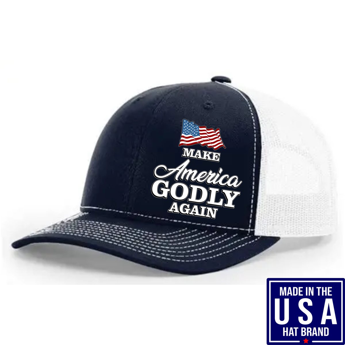 Make America Godly Again -  Made in the USA Hat Brand  - Free Shipping