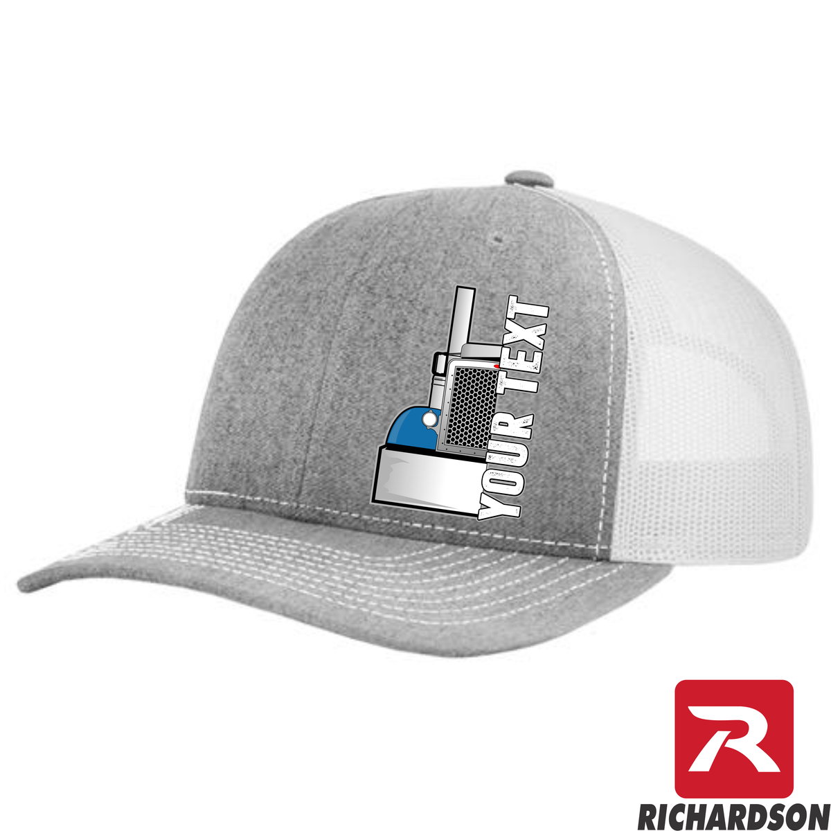 RICHARDSON 112 - Peterbilt Front End  - Your Text Snapback Hats - Free Shipping