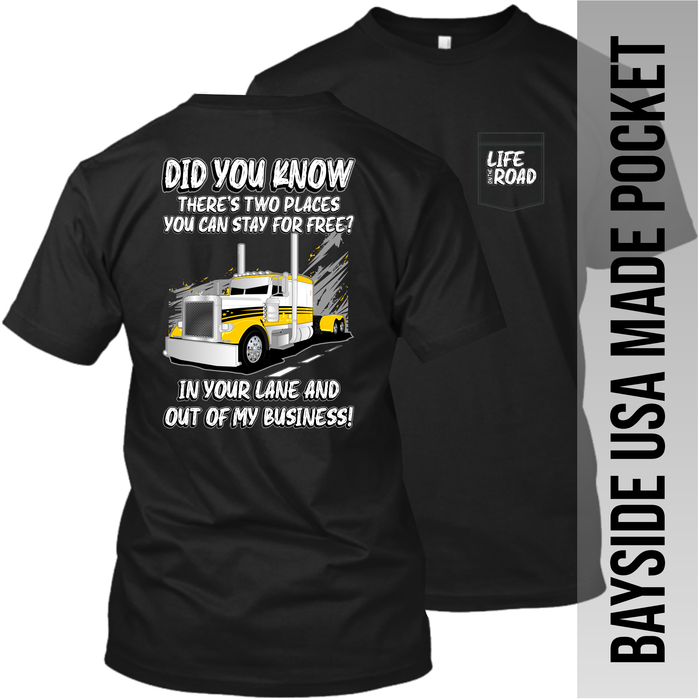Did You Know There are 2 Places - Peterbilt - Pocket - Made in the USA Apparel