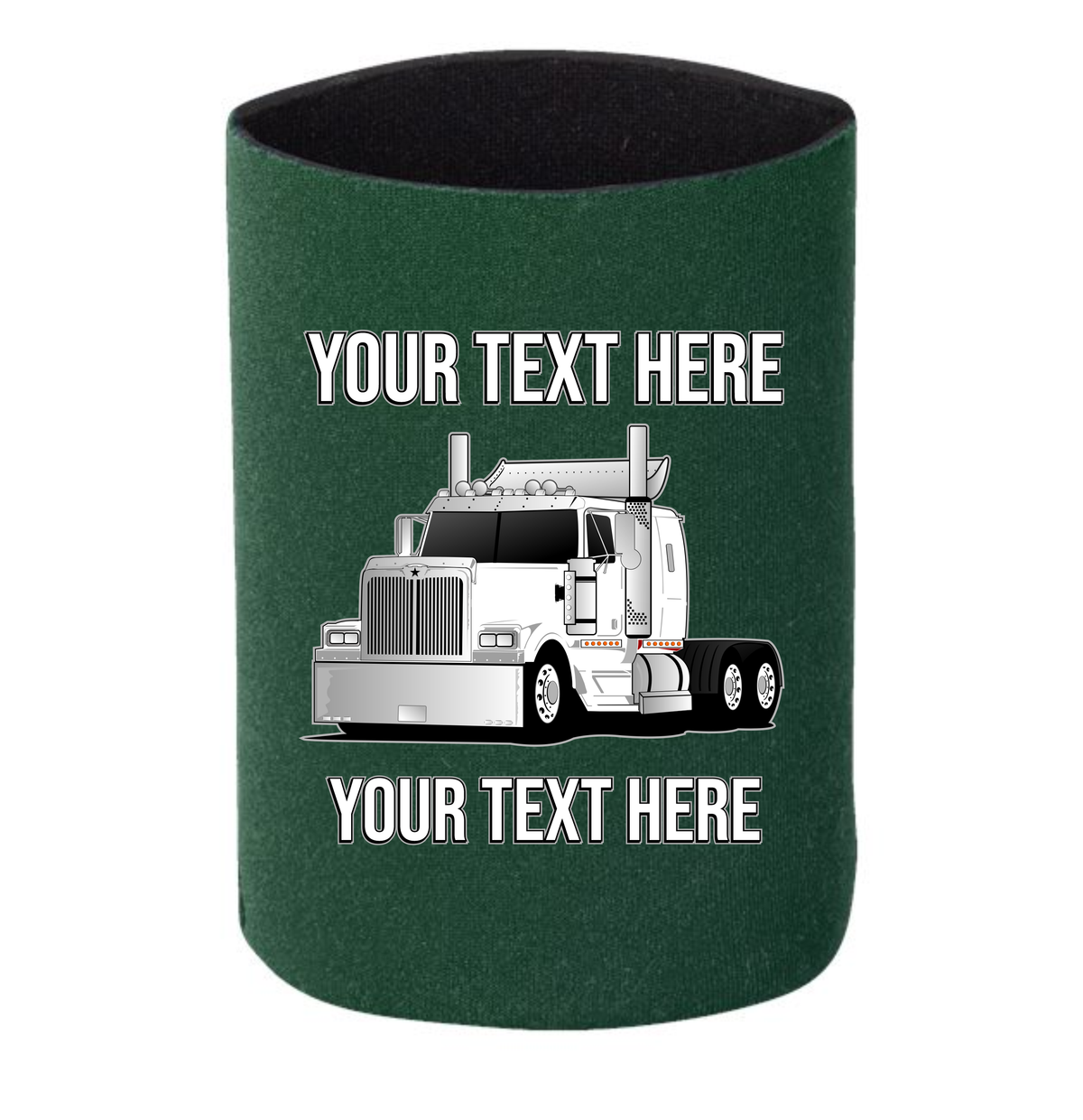 Western Star - 1 DOZEN Can Cooler Koozies - Your Text Here - Free Shipping