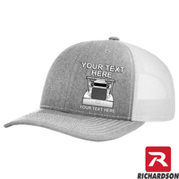RICHARDSON 112 - Peterbilt Car Hauler  - Your Text Snapback Hats - Free Shipping