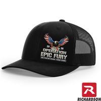 Operation Epic Fury - RICHARDSON 112 Hat  - Free Shipping