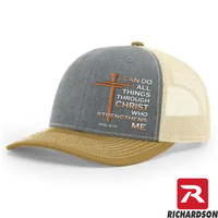 I Can Do All Things Through Christ  - RICHARDSON 112 Hat  - Free Shipping
