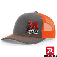 2A - AR-15 - My Gun Is Not a Threat Unless You Are - Richardson 112 Hat - Free Shipping
