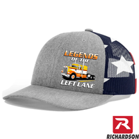 Legends of the Left Lane - 1974 Kenworth  A Model - Richardson 112 Hat - Free Shipping