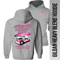 Strength Courage Hope - Breast Cancer - Kenworth - Hoodie
