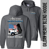 American Gravel Wagon Association - Peterbilt Dump Truck - Hoodie