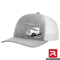 RICHARDSON 112 - Kenworth W990 - Your Text Snapback Hats - Free Shipping