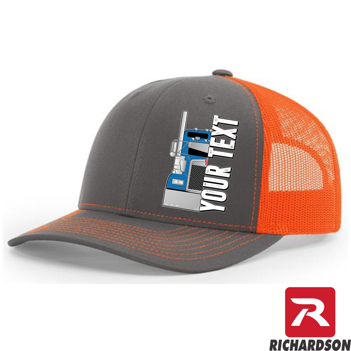 RICHARDSON 112 - Kenworth W900 Front End   - Your Text Snapback Hats - Free Shipping