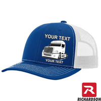 RICHARDSON 112 - Freightliner Cascadia Full Truck   - Your Text Snapback Hats - Free Shipping