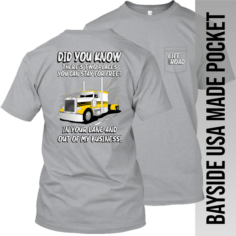 Did You Know There are 2 Places - Peterbilt - Pocket - Made in the USA Apparel