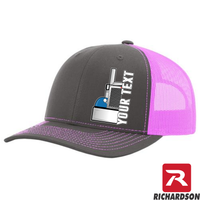 RICHARDSON 112 - Peterbilt Front End  - Your Text Snapback Hats - Free Shipping