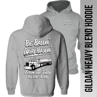 Big Ballin' Dairy Haulin' from the Titty to the City - Peterbilt - Hoodie