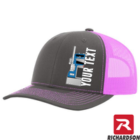 RICHARDSON 112 - Kenworth W900 Front End   - Your Text Snapback Hats - Free Shipping