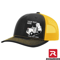 RICHARDSON 112 -Kenworth W900 End Dump  - Your Text Snapback Hats - Free Shipping