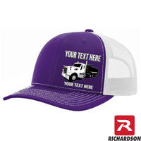 RICHARDSON 112 - Peterbilt 567 Dump Trailer  - Your Text Snapback Hats - Free Shipping