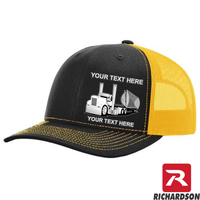 RICHARDSON 112 - Side Dump Truck  - Your Text Snapback Hats - Free Shipping