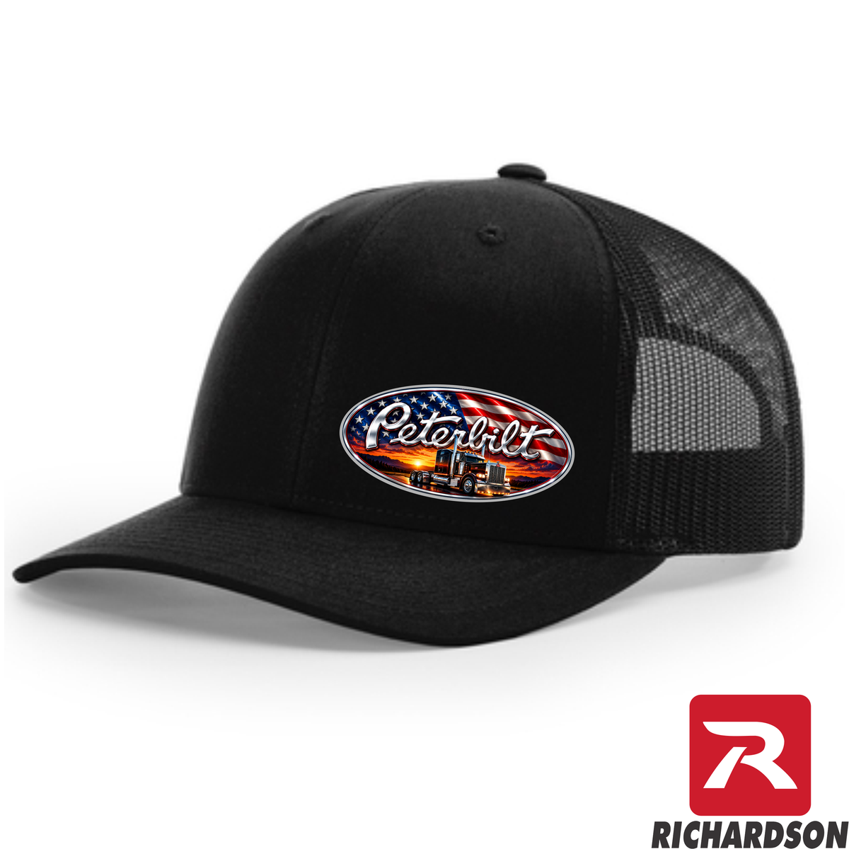 Peterbilt - Patriotic Sunset - RICHARDSON 112 Hat - Free Shipping