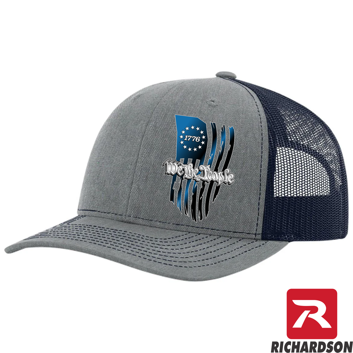1776 We The People - Tattered Flag - Richardson 112 Hat - Free Shipping