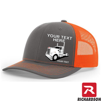 RICHARDSON 112 - Kenworth Day Cab  - Your Text Snapback Hats - Free Shipping