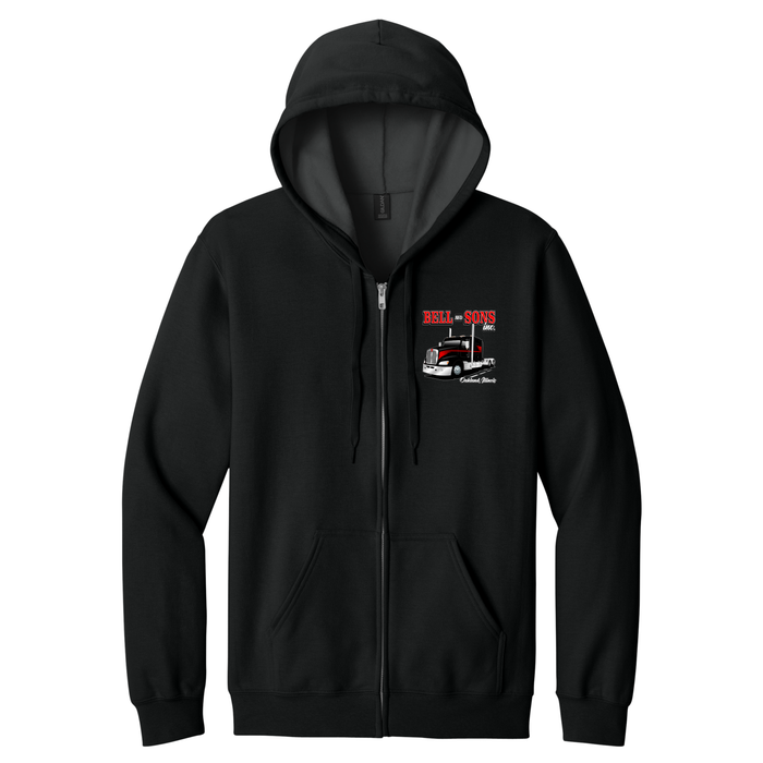 Bell and Sons Inc. Zip Up Hooded Sweatshirt
